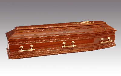 Mahogany Kenmare coffin